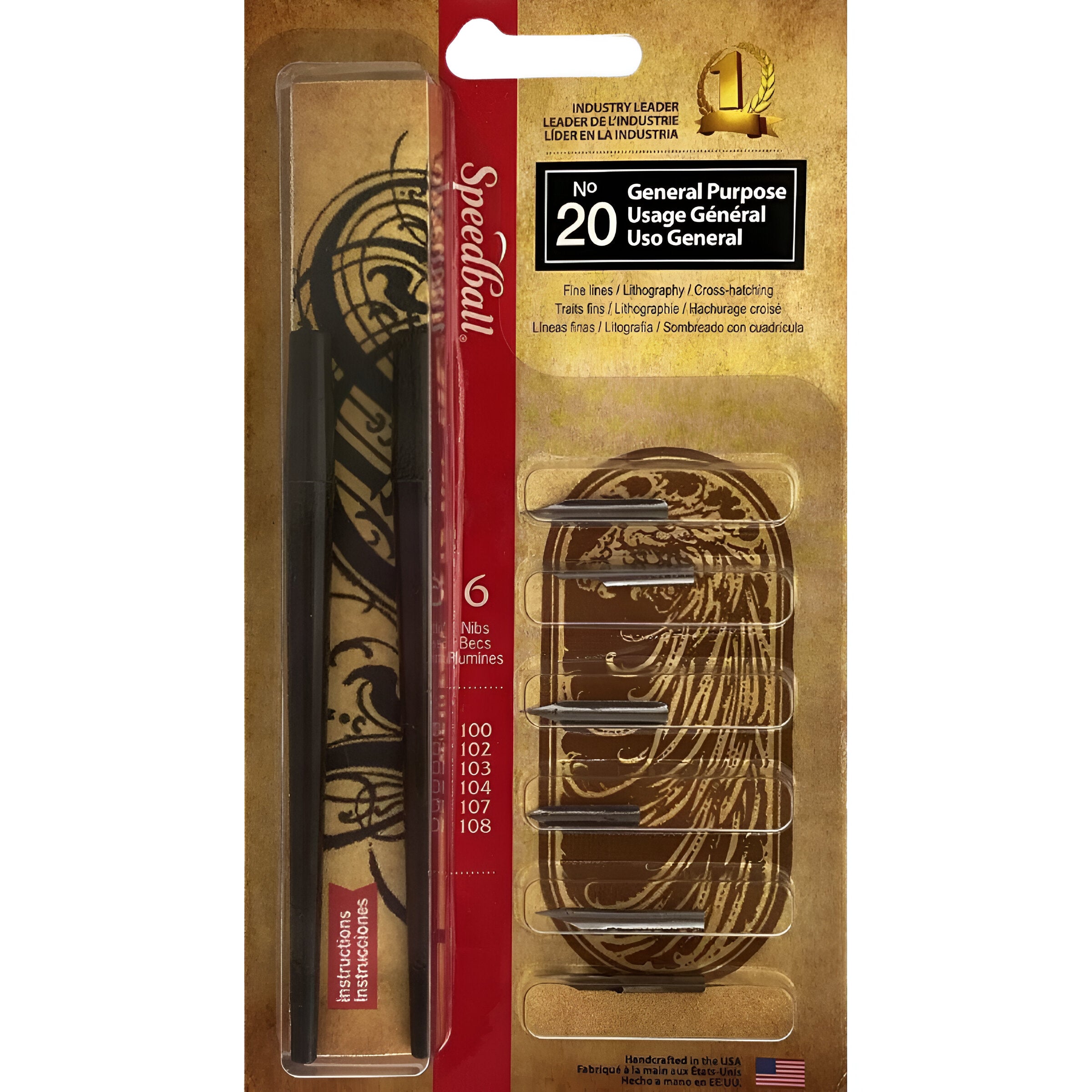 Kit de Caligrafia Speedball - N.20 General Purp