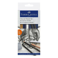 Estojo Carvão Sketch Set 8 Peças - Faber-castell 114002
