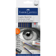 Estojo Graphite Sketch Set 8 Peças - Faber-castell 114000