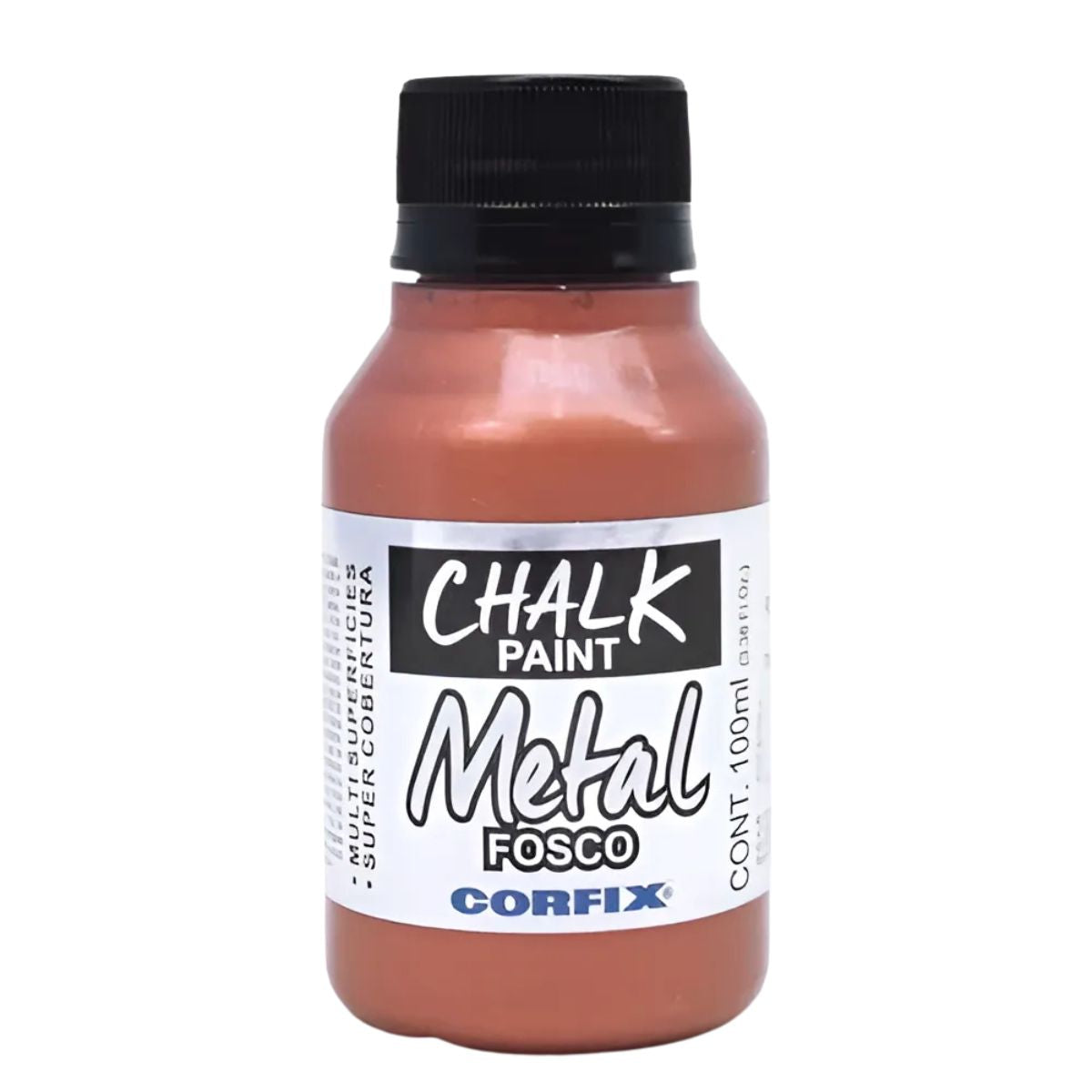 Tinta Chalk Paint Metálica Fosca Corfix 100ml - 23111