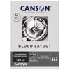 Bloco Canson Linha Técnica Layout 120 g/m² 50 Folhas