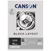 Bloco Canson Linha Técnica Layout 90 g/m² 50 Folhas