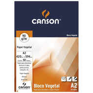 Bloco Papel Vegetal Canson 95g A2 420x594mm com 50 Folhas
