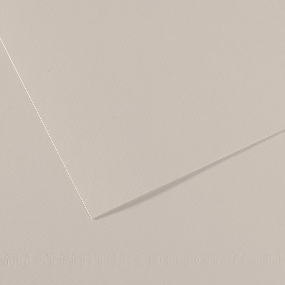 Papel Mi-teintes 50x65cm 160 G/m² Papel Artístico 120 - Cinza Perolado