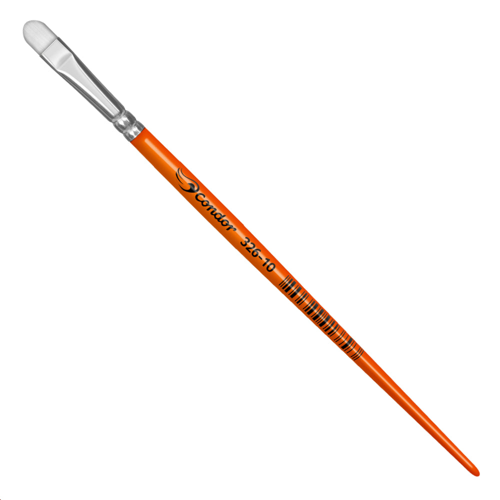 Pincel Condor 326 Lingua de Gato Sintético Cabo Curto