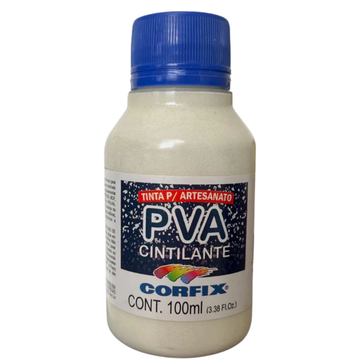Tinta PVA Para Artesanato Corfix Cintilante 100ml - 16121