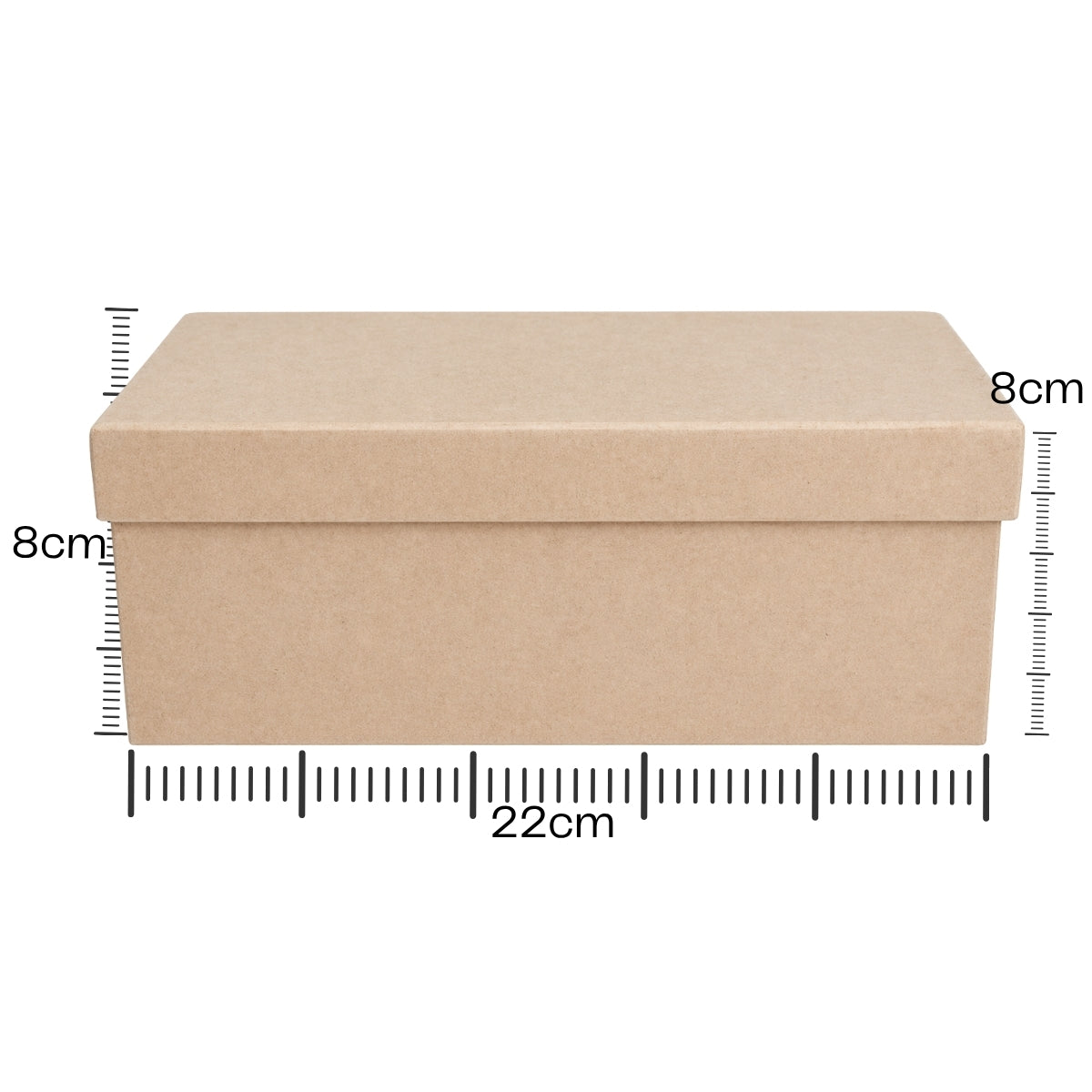 Caixa Mini Chandon 1 Lugar Mdf Cru 22x8x8cm
