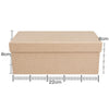 Caixa Mini Chandon 1 Lugar Mdf Cru 22x8x8cm