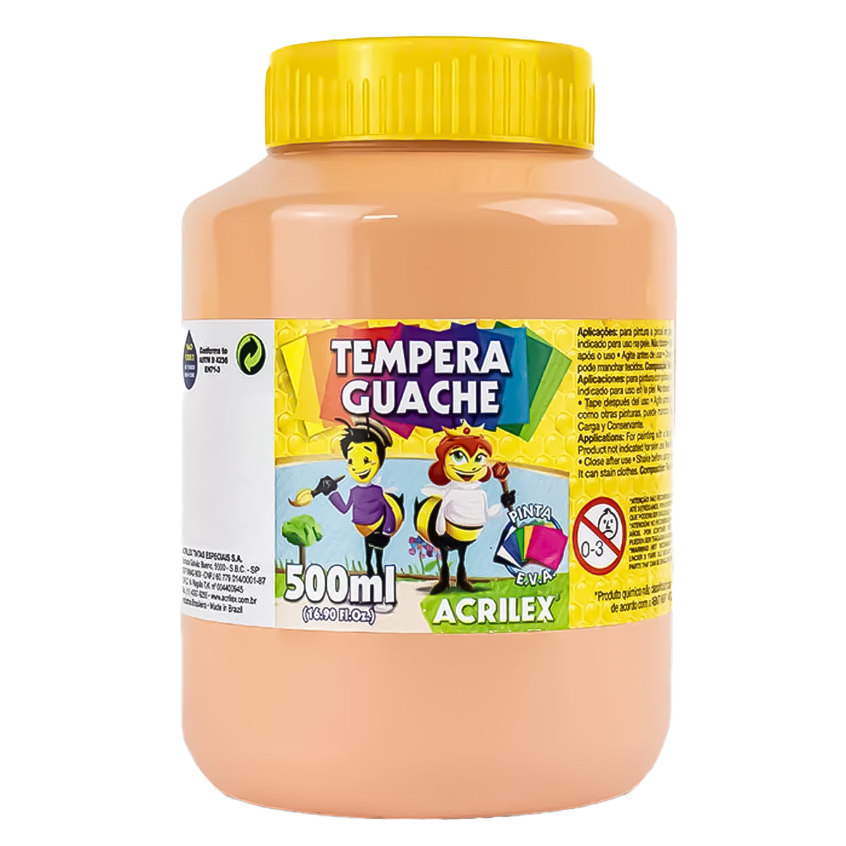 28520-tinta-tempera-guache-acrilex-500ml-538---amarelo-pessego-364756