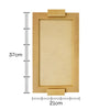 Bandeja 2 Azulejos com Alça Mdf Cru 37x21x1cm