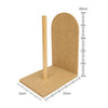 Porta Papel Toalha Liso Mdf Cru 11x17x22cm
