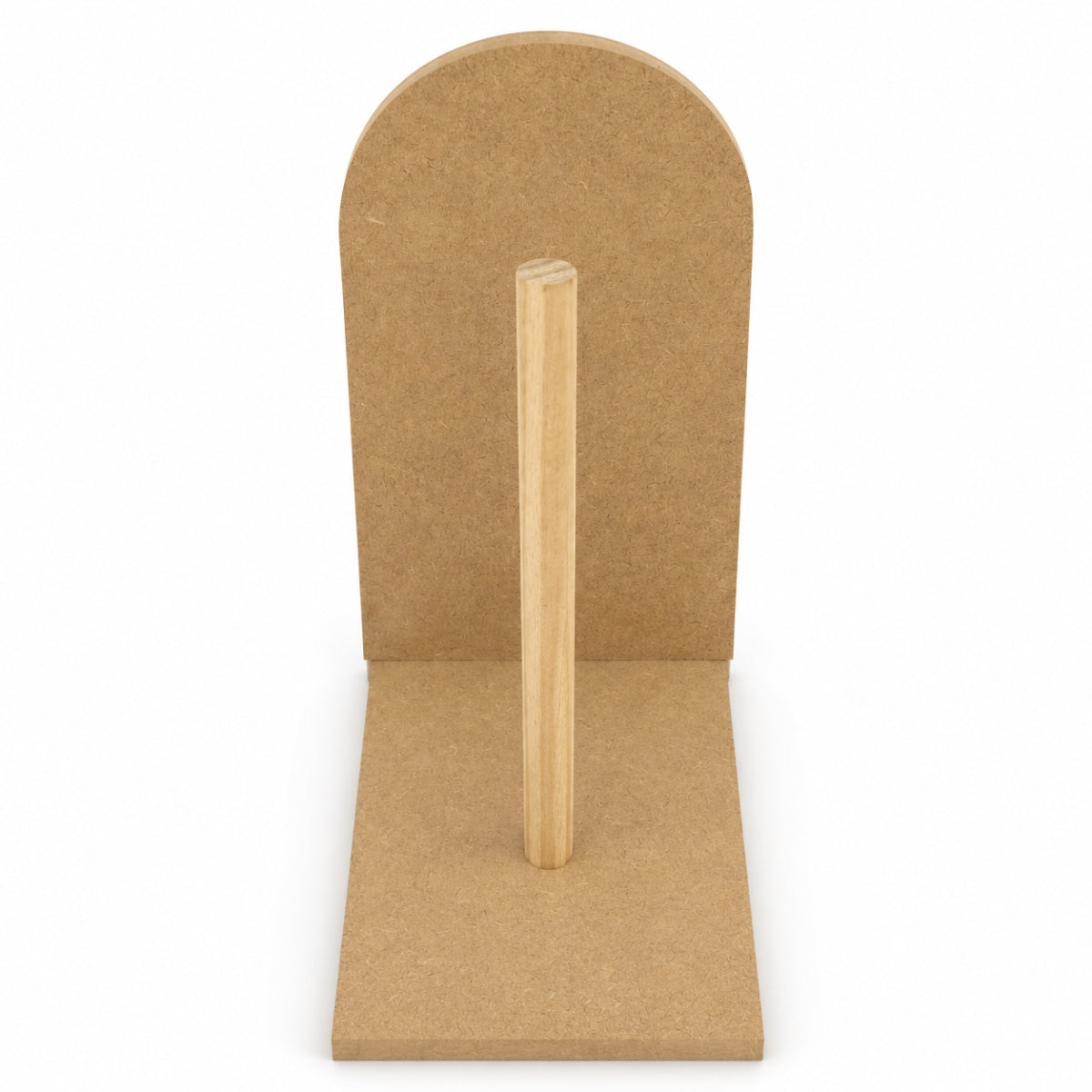 Porta Papel Toalha Liso Mdf Cru 11x17x22cm