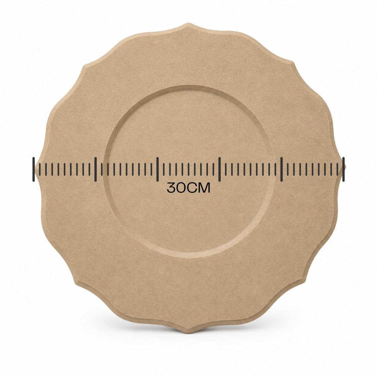 Sousplat Trabalhado Mdf Cru
