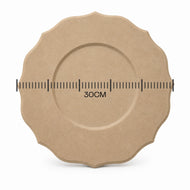 Sousplat Trabalhado Madeira Mdf Cru