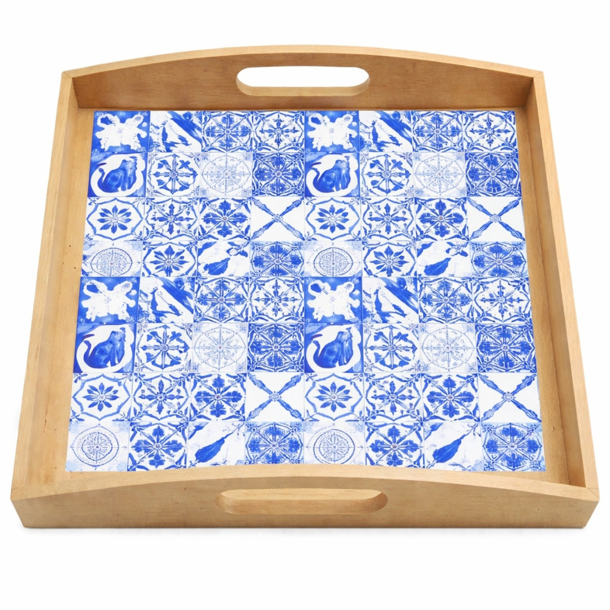 Bandeja Arco Mdf Cru 35,5x34x7,5cm