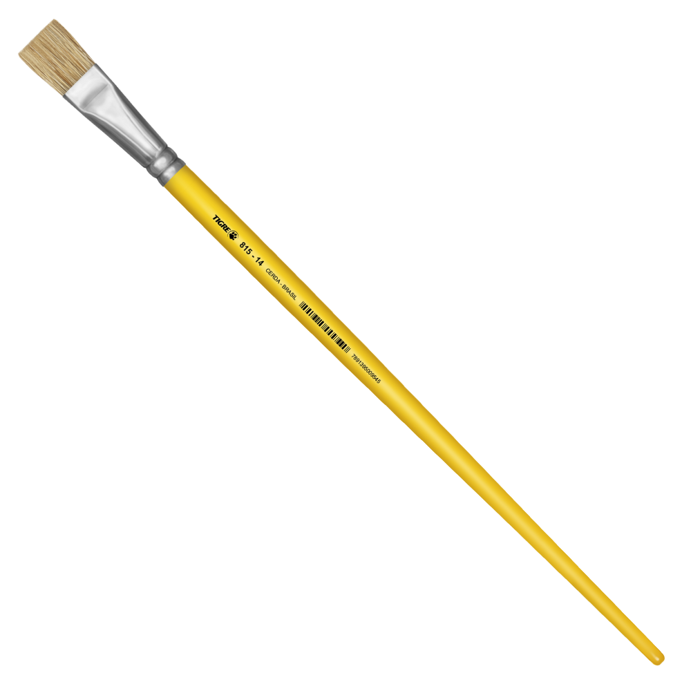 Pincel Chato Tigre 815 Artesanato