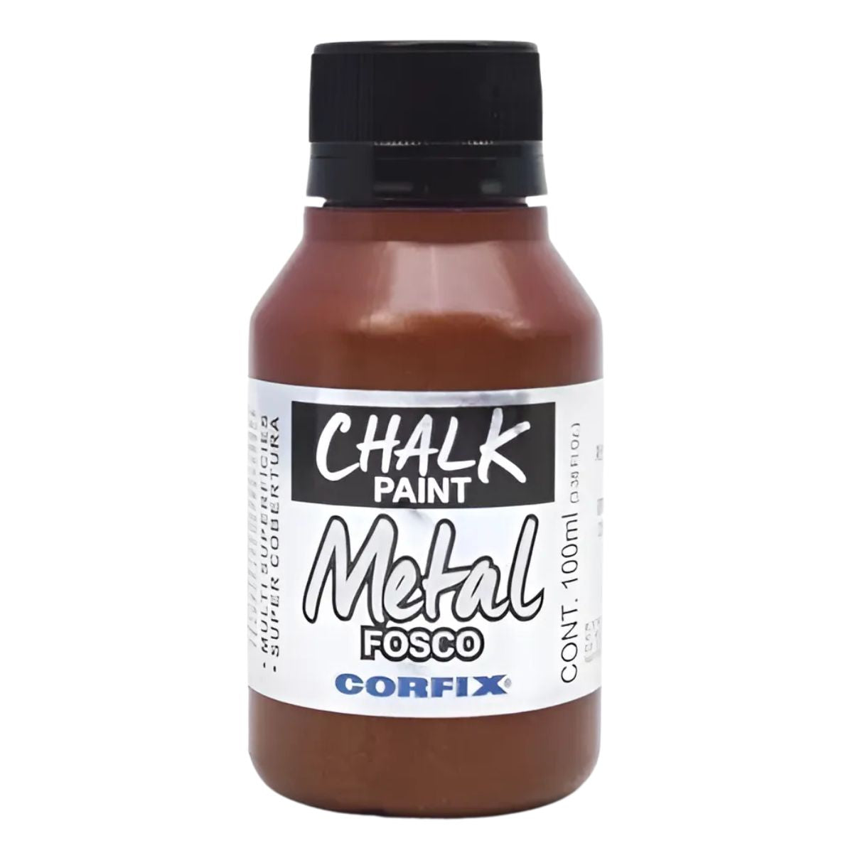 Tinta Chalk Paint Metálica Fosca Corfix 100ml - 23111