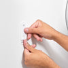 Gancho Adesivo Removivel Tekbond Quadro 7,5x2,7cm - Branco 2 Unidades