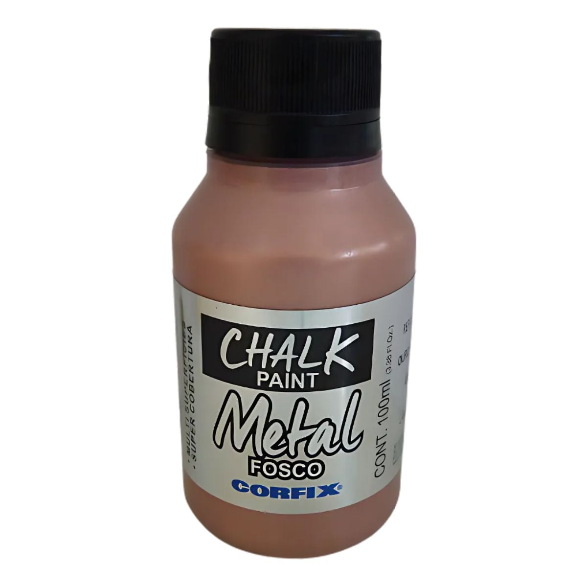 Tinta Chalk Paint Metálica Fosca Corfix 100ml - 23111