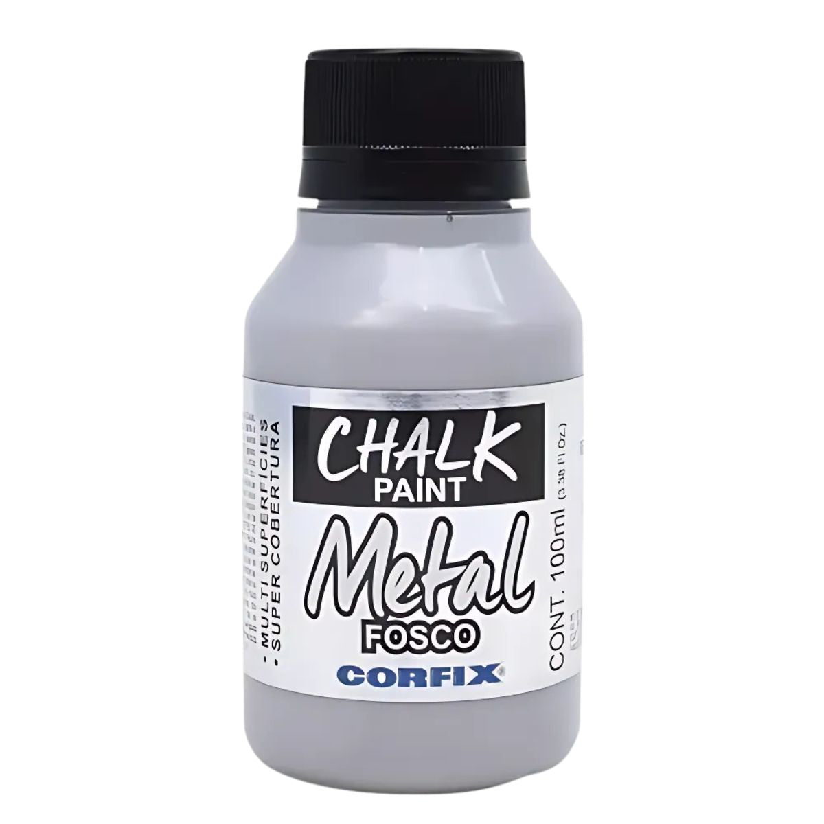 Tinta Chalk Paint Metálica Fosca Corfix 100ml - 23111