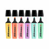 Estojo Marca Texto Boss Stabilo 5.0Mm com 06 Cores Pastel