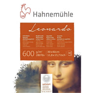 Bloco Para Aquarela Leonardo Hahnemuhle Textura Satinada 600g/m² Com 10 Folhas