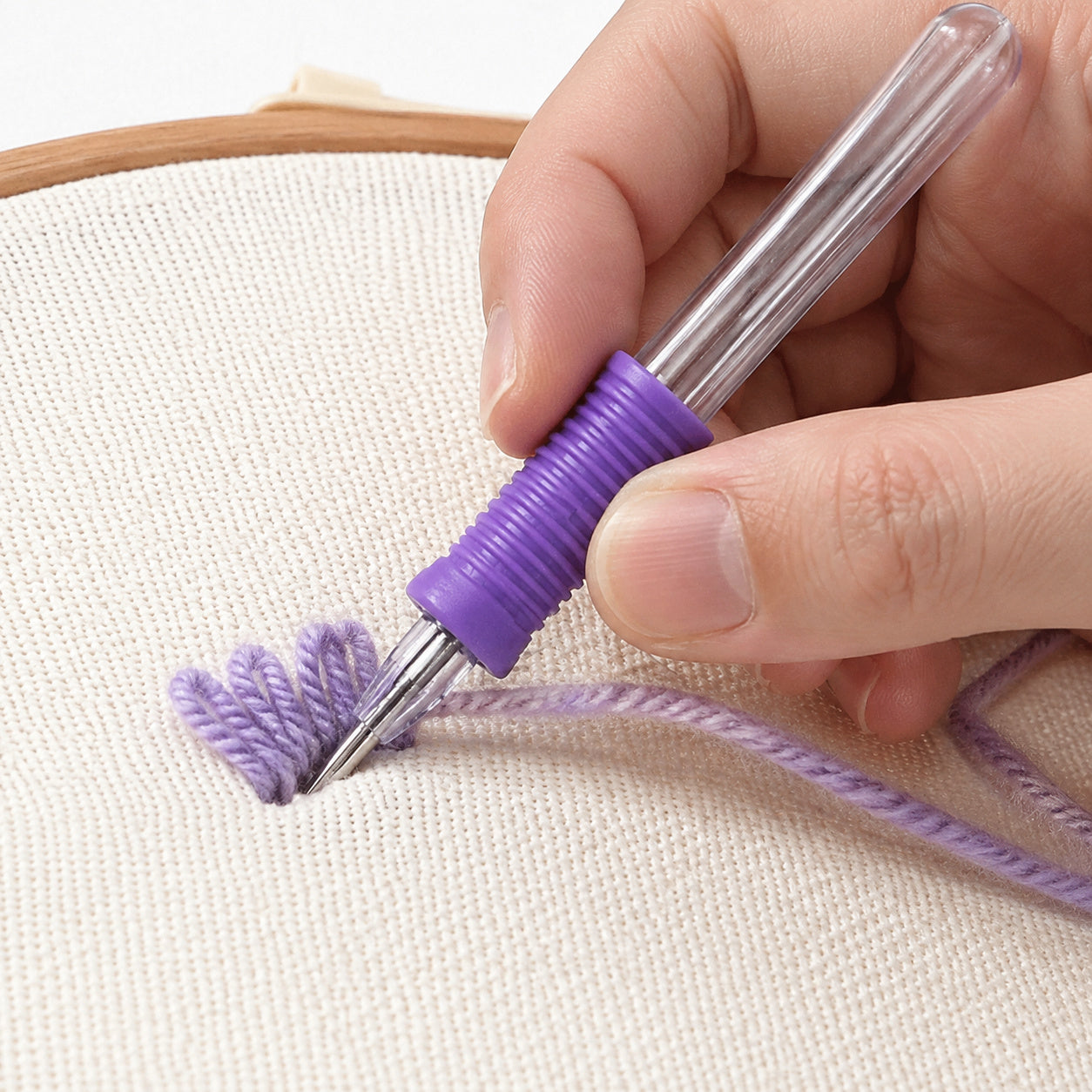 Agulha para Ponto Russo Nº 15 para Punch Needle Bordado e Artesanato - Círculo