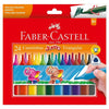 Canetas Hidrográficas Jumbo Triangulares 24 Cores - Faber-castell 15.0224J