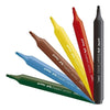 Canetas Hidrográficas Jumbo Triangulares 6 Cores - Faber-castell 15.0206J