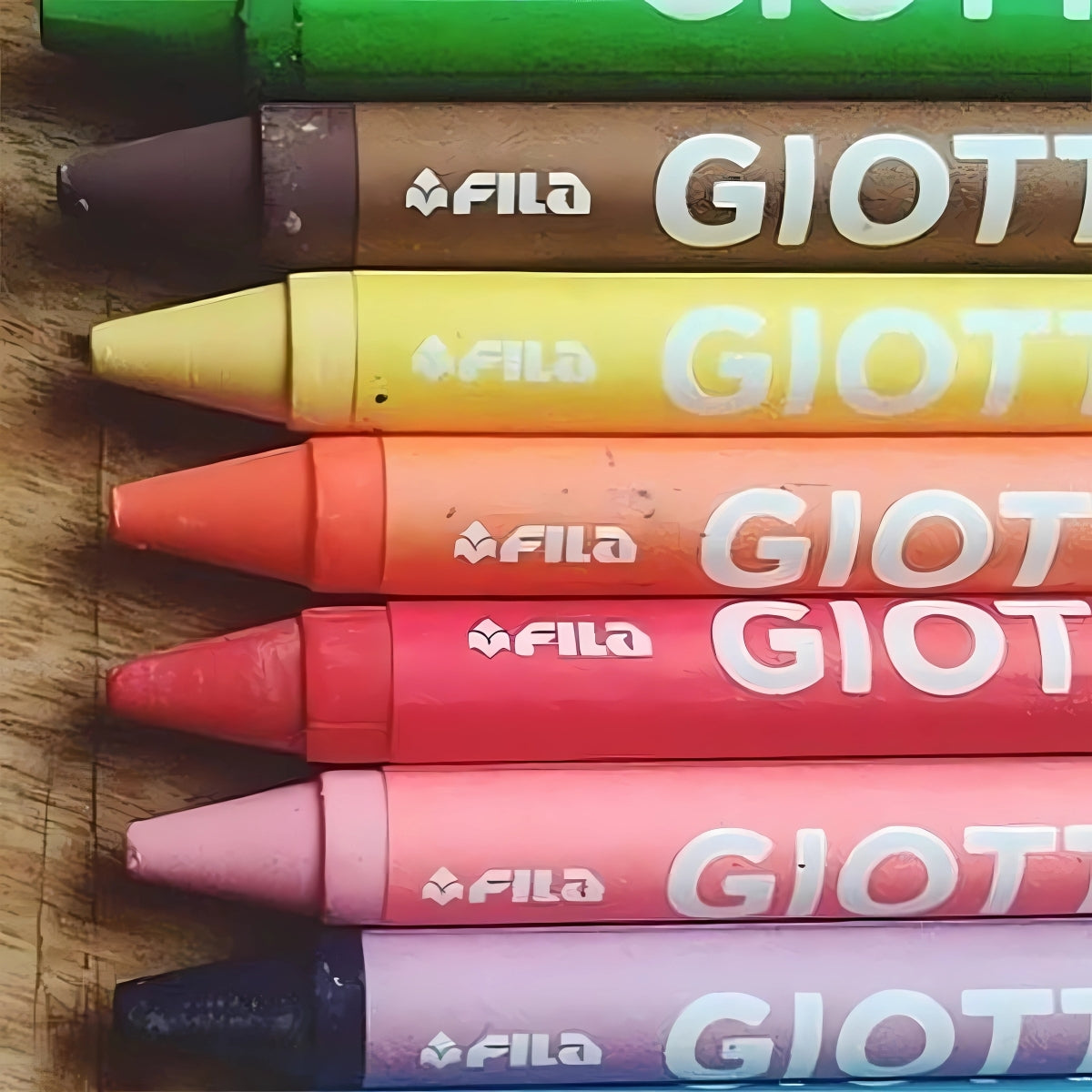 Estojo de Giz de Cera Giotto Maxi 12 Cores 202202es