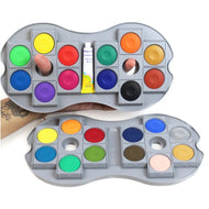 Tinta Aquarela Pastilha Profissional Pelikan 24 Cores