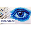 Pigment Marker Winsor & Newton com 6 Tons de Azul