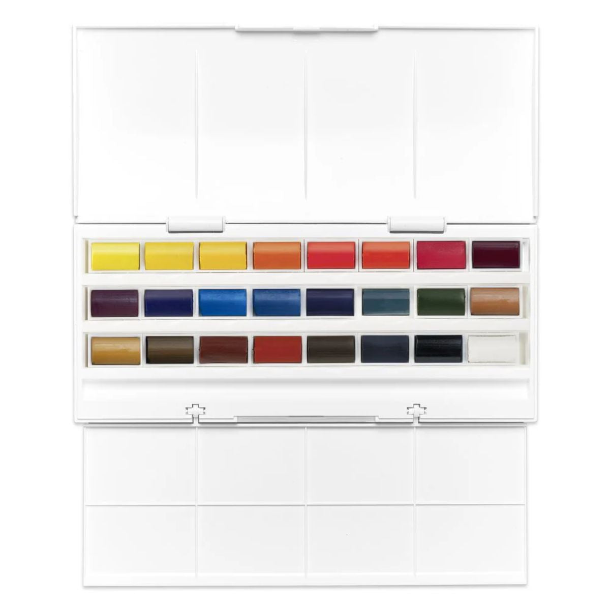 Estojo Tinta Aquarela Pastilha Cotman Winsor & Newton Studio Set com 25 Peças