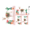 Papel de Seda Opapel Lhama e Cactos 30x45cm para Decoupage e Artesanato 2565 - Opa