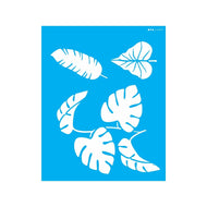 Stencil Opa 20x25cm - Plantas Tropicais - 2589