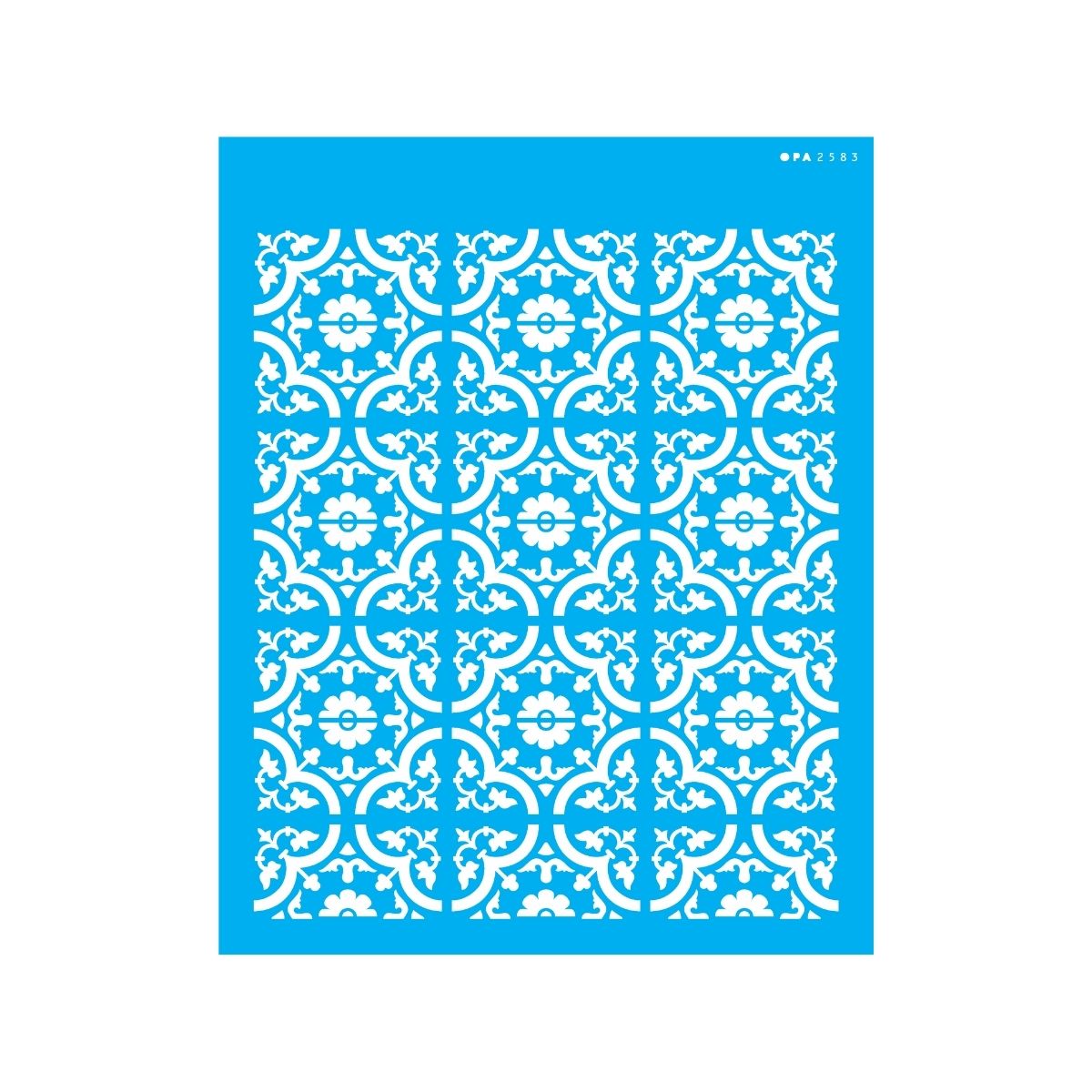 Stencil Opa 20x25cm - Estamparia Ladrilho I  - 2583