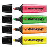 Estojo Marca Texto Boss Stabilo 5.0Mm com 04 Cores Neon