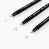Kit Caneta Desenho Mono 3 Unidades 0.1Mm 0.3Mm 0.5Mm - Tombow - 66403