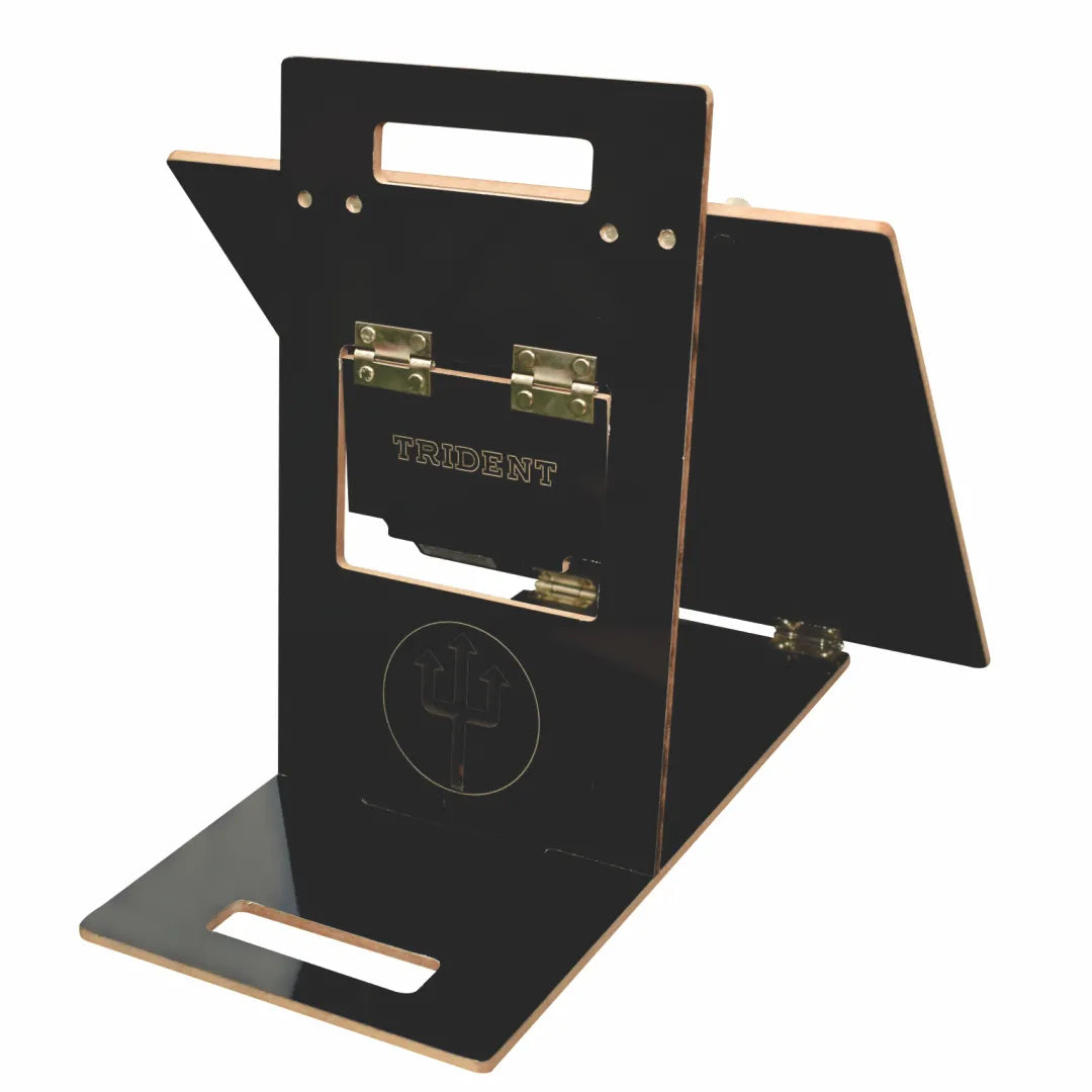 Prancheta Portátil Articulada Trident A3 Luxo Mdf Lacca Preto 6 Mm 45x34 Cm - Modelo 4819-a3pl