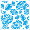 Stencil - Estampa de Costela de Adao 20x20cm para Pintura Decorativa e Artesanato Stxx-064 - Litoarte