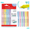 Estojo Marca Texto Grifpen Ponta Chanfrada 6 Cores - Faber-castell Mt/tp6zf