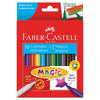 Estojo Canetinhas Magic 10 Cores + 2 Canetas Mágicas - Faber-castell 15.0112Mzf