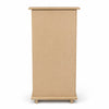 Porta Papel Higiênico Mdf Cru 14x14x36cm