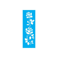 Stencil Opa 10x30cm - Flores Rosas Ii - 1036