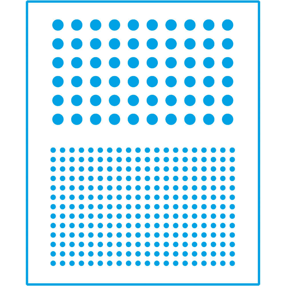 Stencil Médio Circulos 17x21cm para Pintura Decorativa e Artesanato Stm-325 - Litoarte