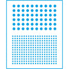 Stencil Médio Circulos 17x21cm para Pintura Decorativa e Artesanato Stm-325 - Litoarte