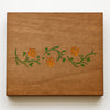 Stencil Opa 10x30cm - Flores Rosas - 0339