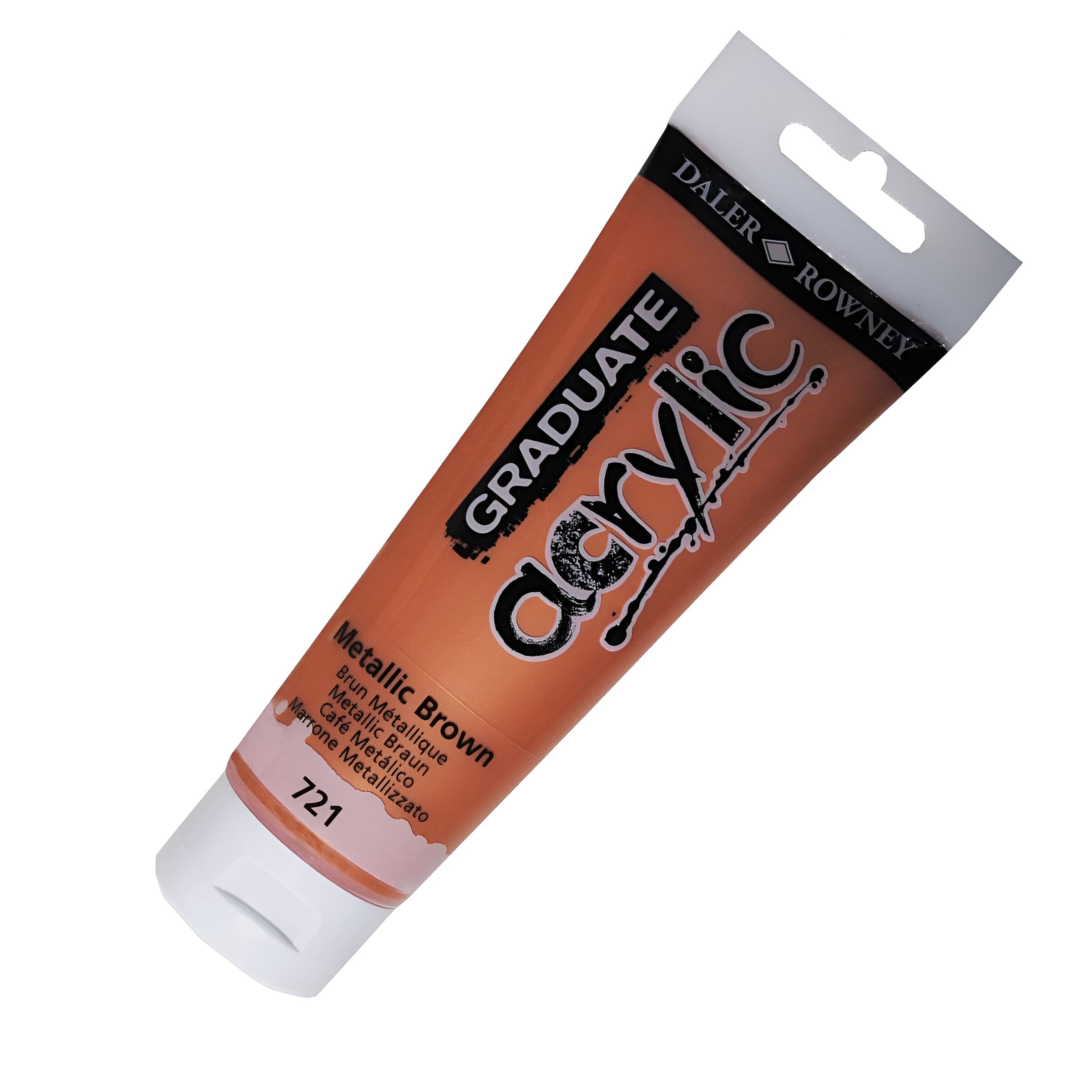 Tinta Acrílica Graduate 120ml Daler & Rowney - 721 Metallic Brown