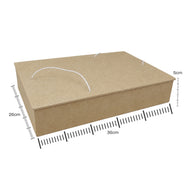 Pasta com Elástico Grande Madeira Mdf Cru 36x26x5cm 6mm