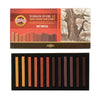 Estojo Giz Pastel Seco Carré Tons Marrom 12 Cores - Koh-i-noor - 8592